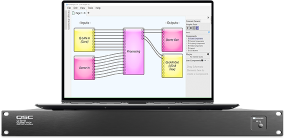 QSC Q-SYS AV and Paging Platform, view 4