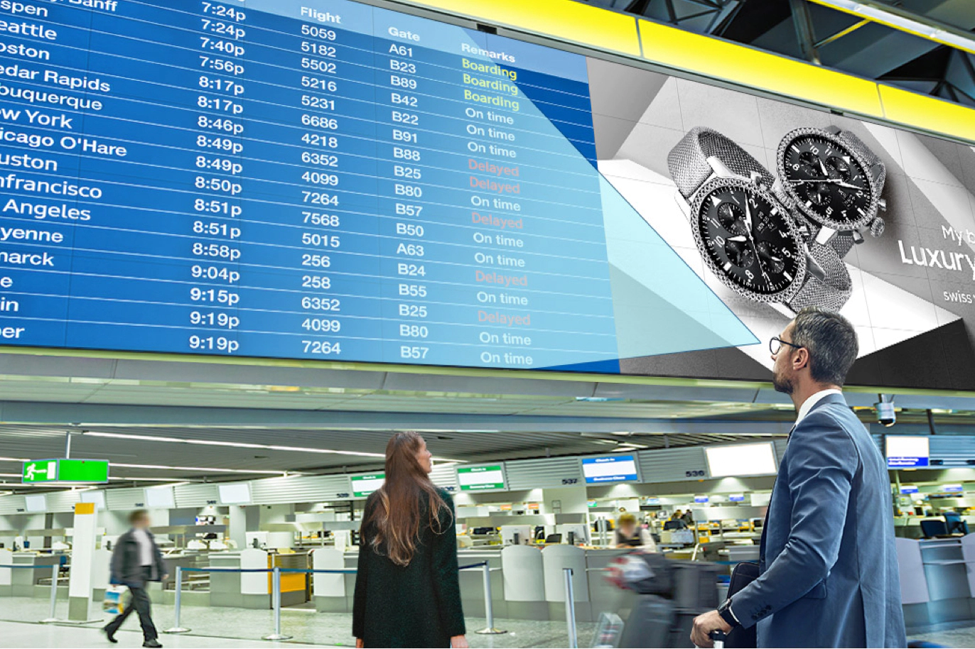 55 Ultra-Narrow Bezel LCD Video Wall Display, view 4