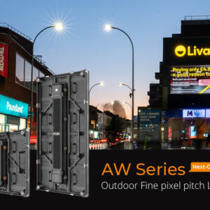 Absen AW Series outdoor fine-pitch LED display panel