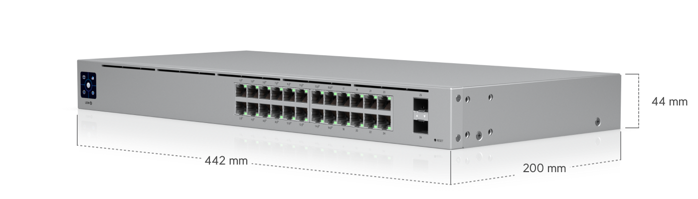 UniFi Switch 24 PoE, view 4