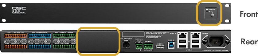 QSC Q-SYS AV and Paging Platform, view 3
