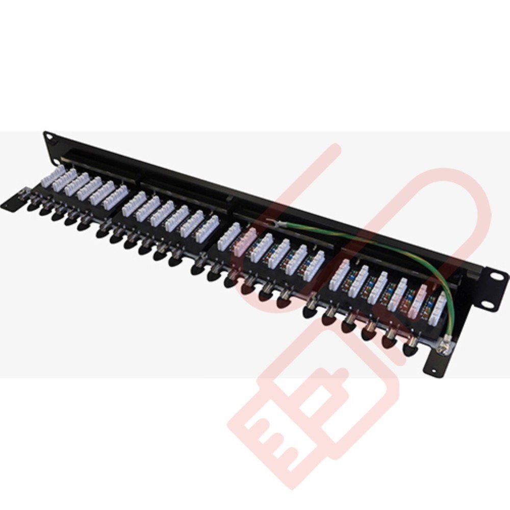 Cat6a 24-Port Patch Panel, view 2