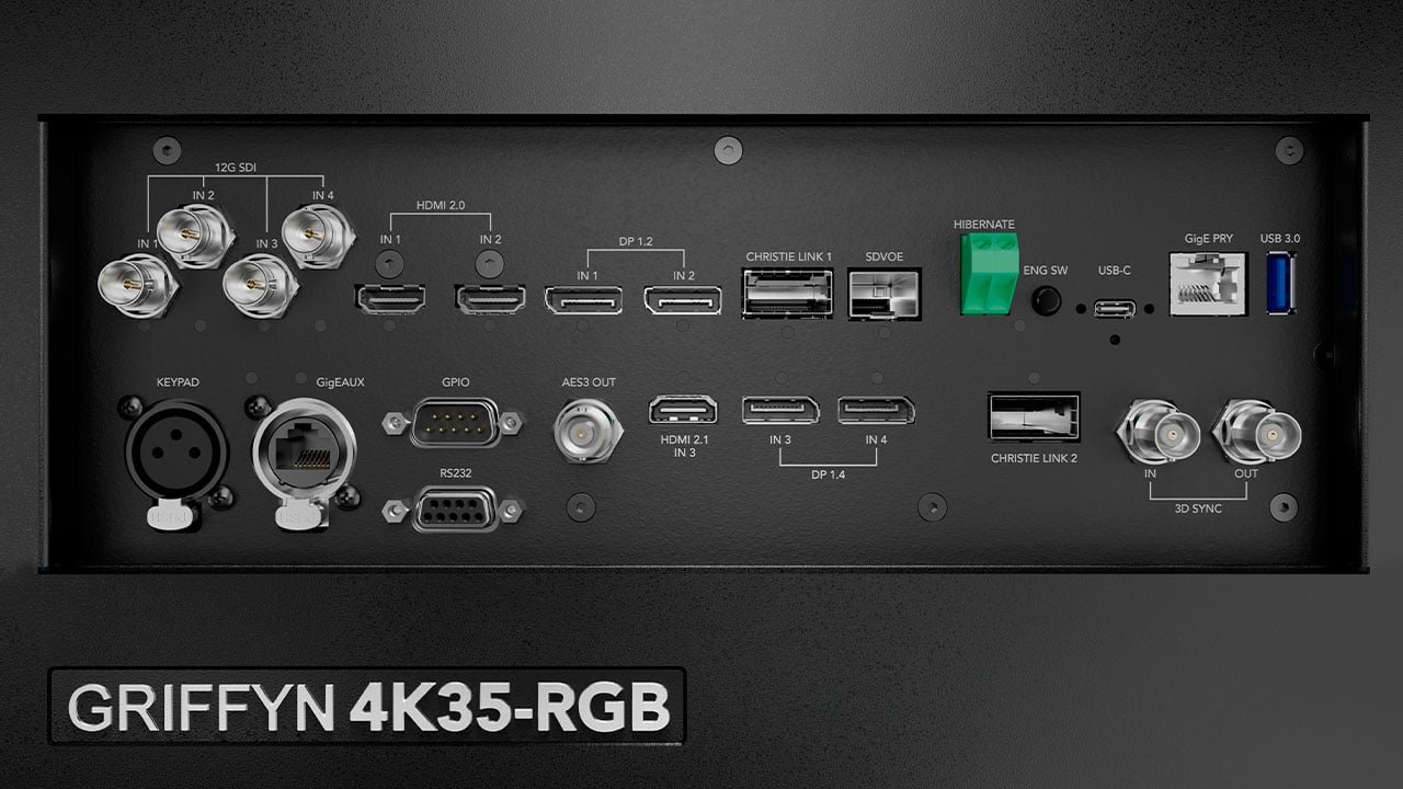 Christie Griffyn 4K35-RGB Laser Projector, view 2