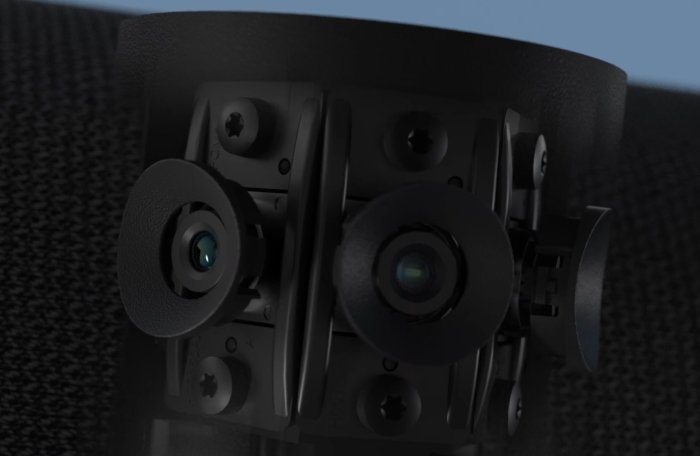 Jabra PanaCast 50: triple-camera module detail