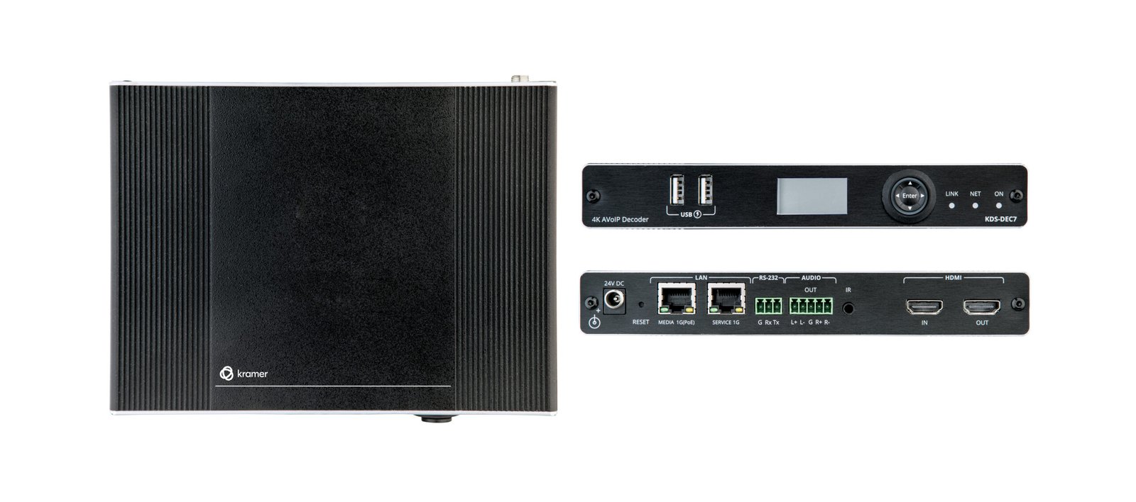 Kramer KDS-7 AV-over-IP Encoder Decoder, view 3
