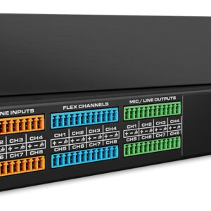 QSC Q-SYS Core 110f processor hero product photo